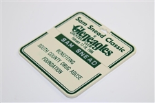 Sam Snead's 1986 Sam Snead Classic at Gleneagles Competitor Bag Tag