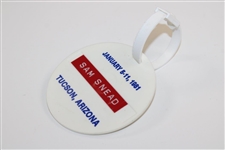 Sam Snead's 1981 Joe Garagiola Tucson Open Tournament Contestant Bag Tag
