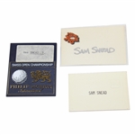Sam Sneads Swiss Open Championship Badge with Two (2) Name Cards