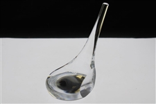 Sam Snead's Personal Wilson 'Sam Snead' Large Leaded Crystal Art Glass Golf Club Paperweight