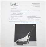 Sam Snead's Personal Wilson 'Sam Snead' Large Leaded Crystal Art Glass Golf Club Paperweight