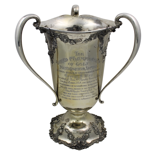 1952 World Championship of Amateur Golf at Tam O'Shanter Sterling Trophy - Won by Stranahan