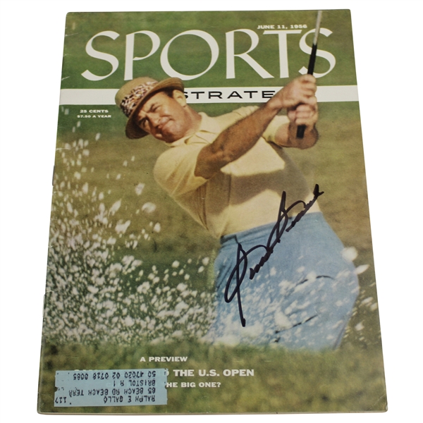 Sam Snead Signed 1956 Sports Illustrated Magazine JSA ALOA