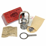 Globe Golf Ball Marker In Vintage Box