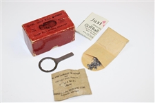 Globe Golf Ball Marker In Vintage Box