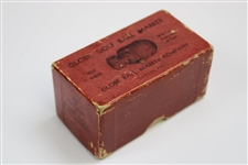 Globe Golf Ball Marker In Vintage Box