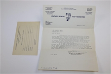 1950 Southern Sr. Golf Assoc. Booklet, 1948 Seniors Golf Society Booklet, & The Golf Log Book