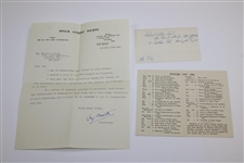 1950 Southern Sr. Golf Assoc. Booklet, 1948 Seniors Golf Society Booklet, & The Golf Log Book