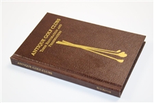 Kuntz & Wilson Signed 'Antique Golf Clubs: Their Restoration & Preservation' Ltd Ed 27/500 Book