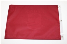 Gary Woodland Signed 2019 US Open at Pebble Beach Red Screen Flag JSA ALOA