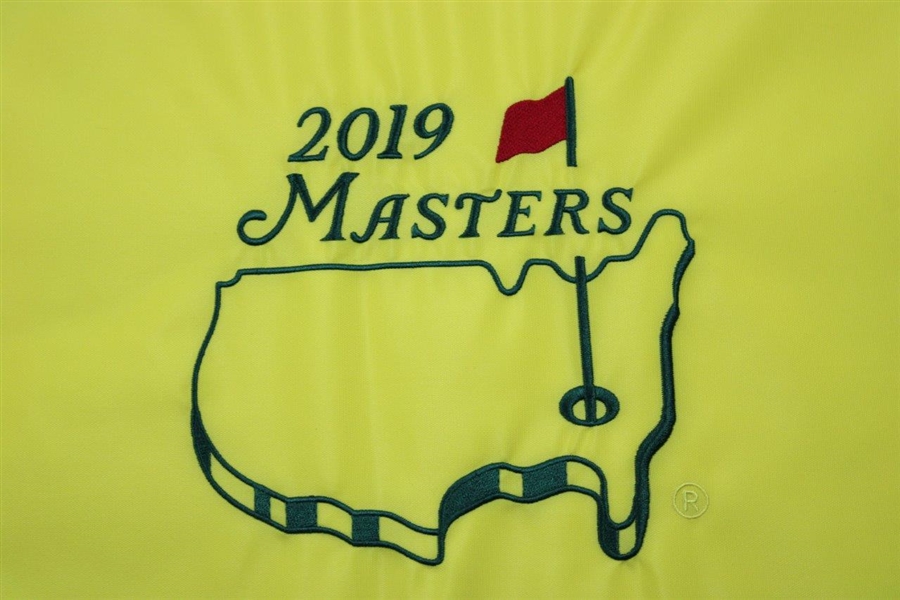 2019 Masters Tournament Embroidered Flag - Tiger Wins 5th Masters!