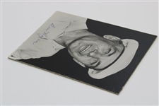 Ben Hogan Signed B&W Photo on Board JSA ALOA
