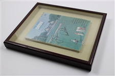Jack Nicklaus & Arnold Palmer Signed 1962 US Open at Oakmont Program in Frame - Jack's 1st Win JSA ALOA