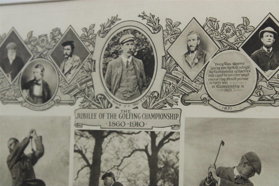 1910 The Great Triumvirate 'The Golfing Diploma' Jubilee of the Golfing Championship - Vardon, Taylor & Braid