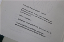 1845-1995 'The History of Panmure Golf Club' Book with Dust Jacket