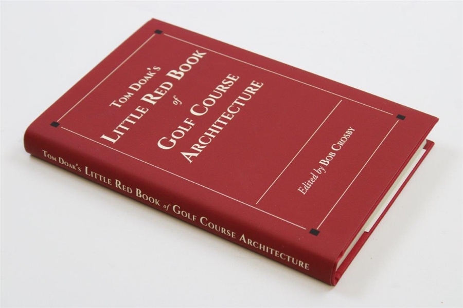 Tom Doak Signed 2017 'Little Red Book of Golf Course Architecture'