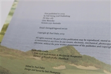 Golf Architecture: A Worldwide Perspective' Ltd Ed #36 / 75 copies only - Volume Seven by Paul Daley