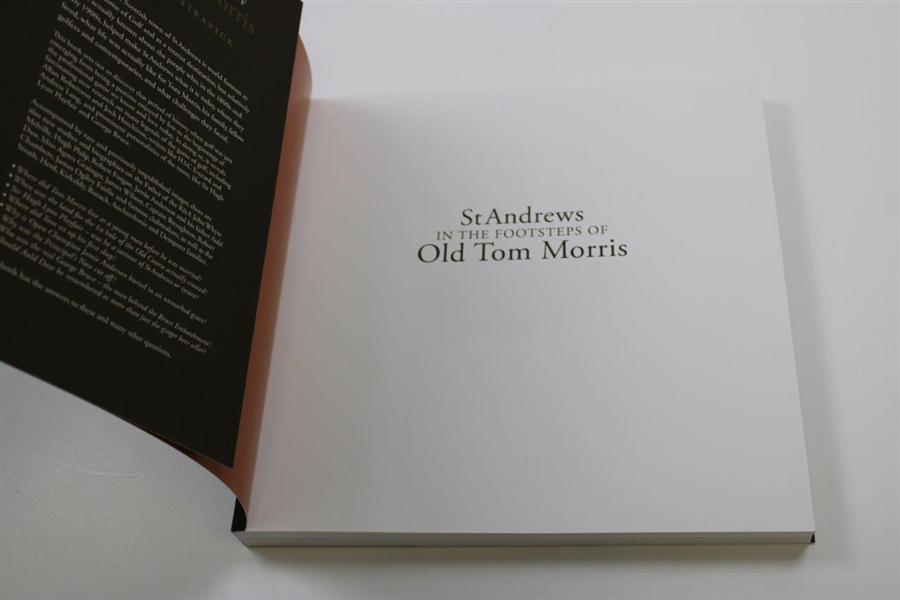 St. Andrews in the Footsteps of Old Tom Morris' Book by Roger McStravik