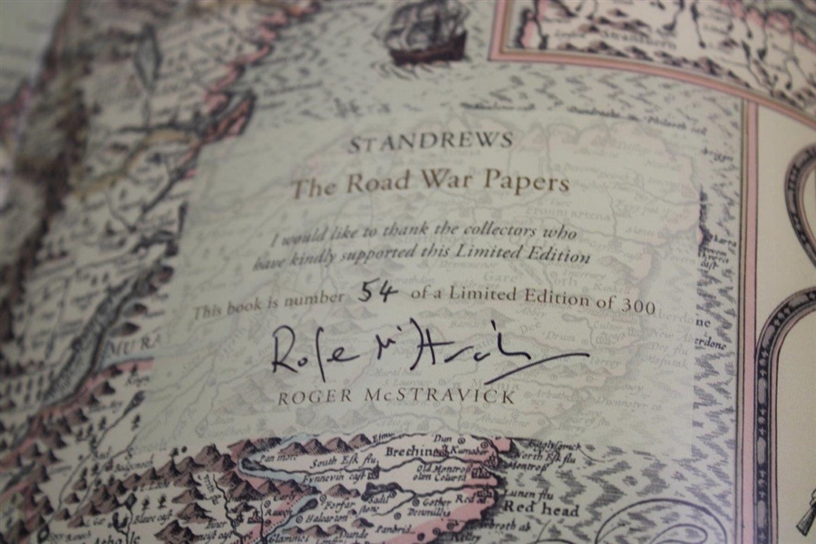 St. Andrews: The Road War Papers' Ltd Ed #54/300 Book Signed by Author Roger McStravik