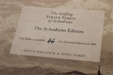 The Golfing Strath Family of St Andrews' Ltd Ed #46/300 Book by Malcolm & Terry