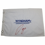 Sergio Garcia Signed Wyndham Championship Flag JSA ALOA