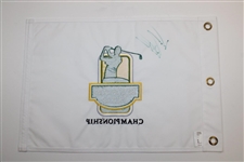 Woody Austin Signed Sanderson Farms Championship Flag JSA ALOA