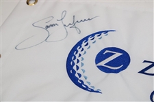 Jason Dufner Signed 2012 Zurich Classic Flag JSA ALOA