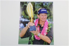 Nine (9) Signed 11x14 Trophy Presentation Photos - One Chip Beck '59' Mid-Swing JSA ALOA