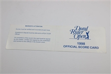 Jack Nicklaus Signed Official 1998 Doral-Ryder Open Scorecard JSA ALOA