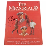 Jack Nicklaus Signed 1995 Memorial Tournament Official Program JSA ALOA