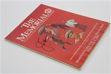 Jack Nicklaus Signed 1995 Memorial Tournament Official Program JSA ALOA