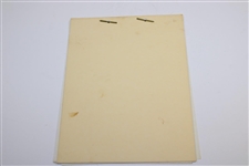 1974 Masters Tournament Official 'Releases to the Press, Radio & Television' Guide