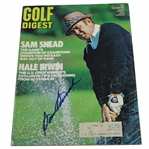 Sam Snead Signed 1974 Golf Digest Magazine JSA ALOA