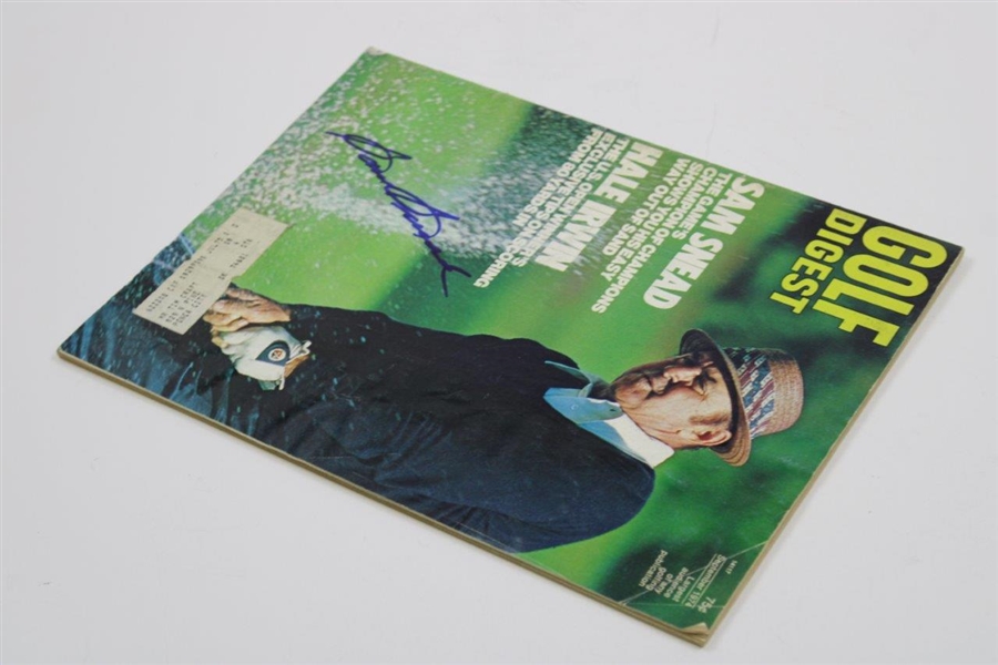 Sam Snead Signed 1974 'Golf Digest' Magazine JSA ALOA