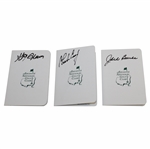 Gay Brewer, Charles Coody & Jack Burke Signed Masters Scorecards JSA ALOA