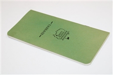 Classic Augusta National Golf Club Course Yardage Book Compiled by George Lucas