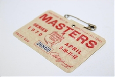 1970 Masters Tournament SERIES Badge #26860 - Billy Casper Winner