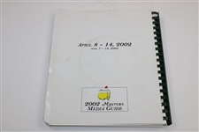 2002 Masters Tournament Official Media Guide/Book