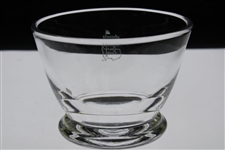 Classic Augusta National Golf Club Logo Sterling Cut Glass Bowl