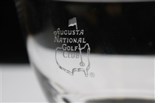 Classic Augusta National Golf Club Logo Sterling Cut Glass Bowl