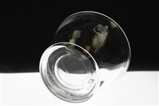 Classic Augusta National Golf Club Logo Sterling Cut Glass Bowl