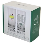 Pair of 2017 Masters Tournament Commemorative Glasses in Original Box