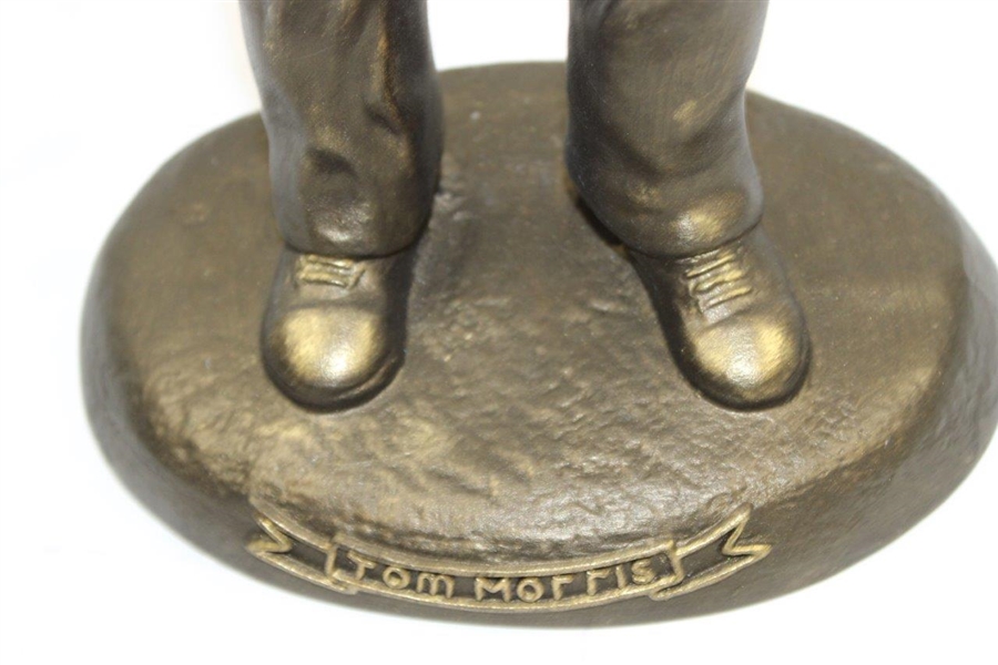 Old Tom Morris Ltd Ed No. 1 Ceramic Statue with Willie Park Club by Artist Bill Waugh