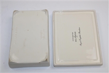 2000 Bay Hill Invitational Porcelain w/Bronze Card Holder by Artist Bill Waugh