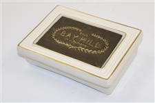 2000 Bay Hill Invitational Porcelain w/Bronze Card Holder by Artist Bill Waugh