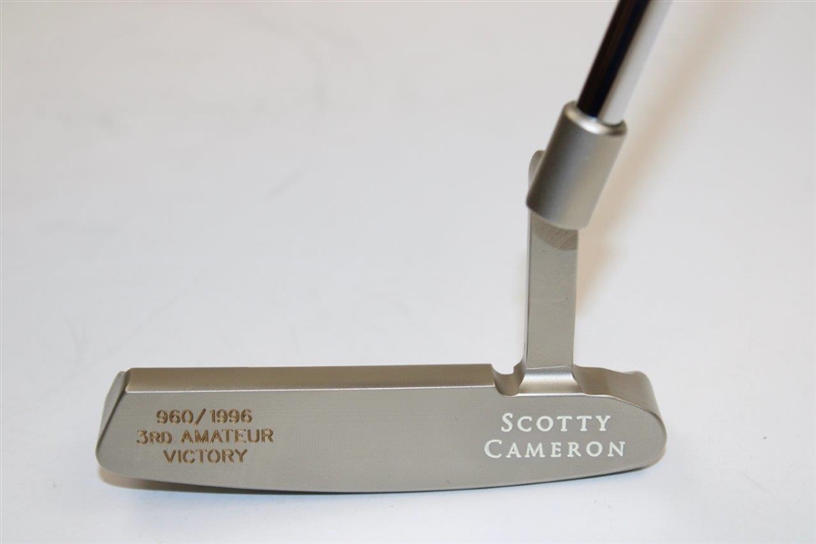 Scotty Cameron Ltd Ed 1996 US Amateur Champion Tiger Woods Putter #960 w/Headcover