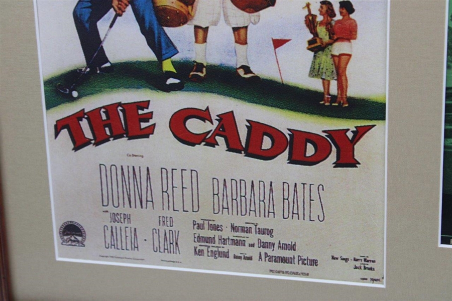 That's Amore' Sheet Music with Copy of 'The Caddy' Movie Poster - Framed