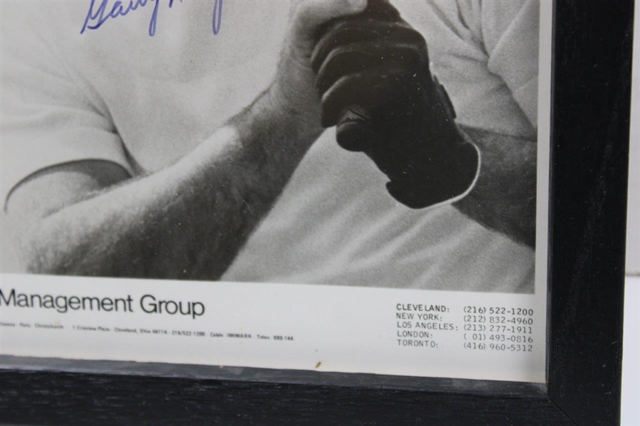 Gary Player Signed Intl. Management Group Promo 8x10 Photo - Framed JSA ALOA