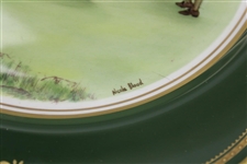Spode Porcelain Plate Depicting Nicola Blood Painting