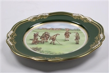 Spode Porcelain Plate Depicting Nicola Blood Painting